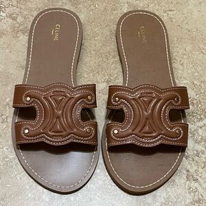 NEW 1:1 Celine Triomphe Sandals